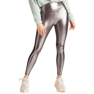 Knix x The Birds Papaya Legging Matallic Festival Women M Shine Titanium NWT Y2K